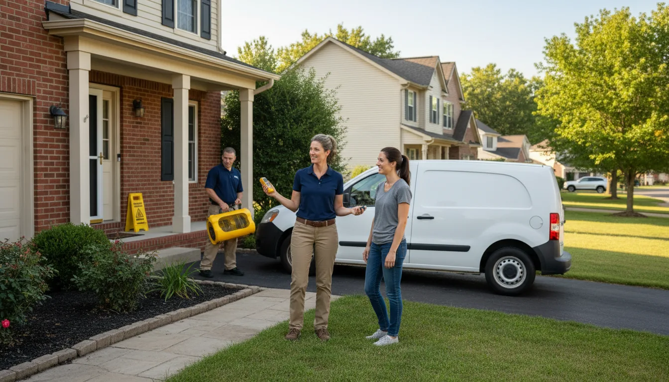 Water restoration image for Dehumidification And Cleanup Services in Hacker Valley, WV